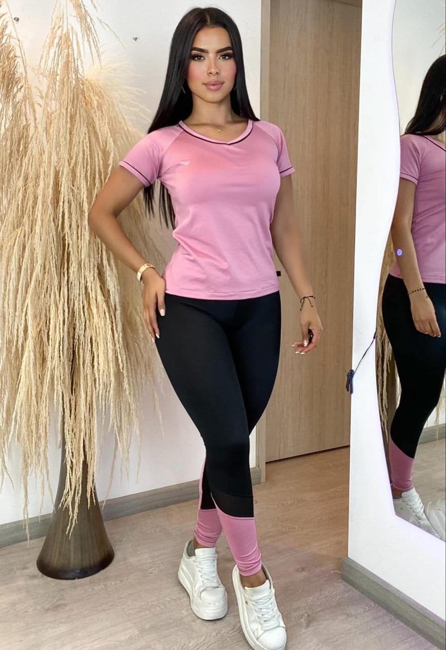 Conjunto 2 Piezas - Leggings y Camiseta Ref: 8020