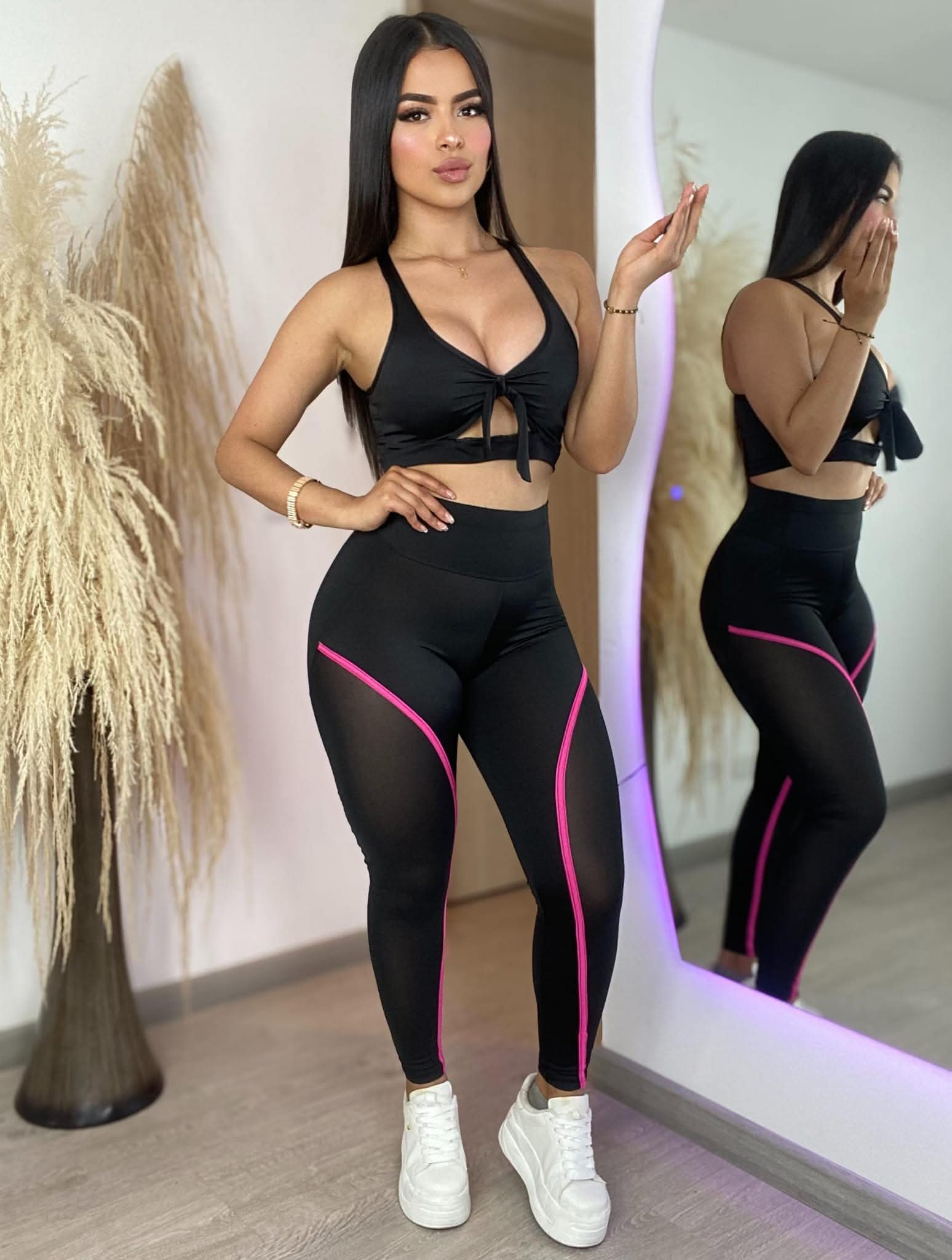 Conjunto 2 Piezas - Leggings y Top Ref: 1022