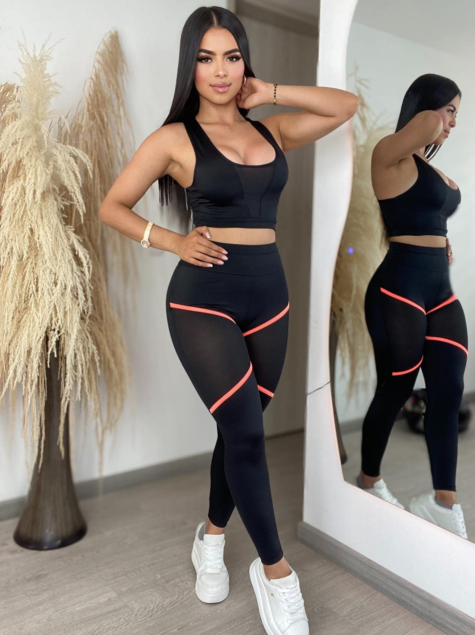 Conjunto 2 Piezas - Leggings y Top Ref: 1022