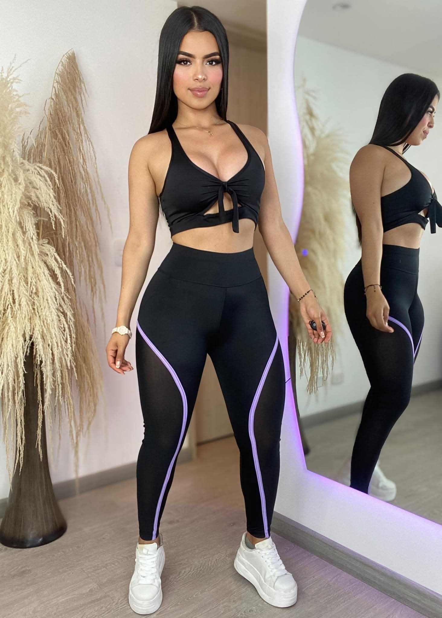 Conjunto 2 Piezas - Leggings y Top Ref: 1022