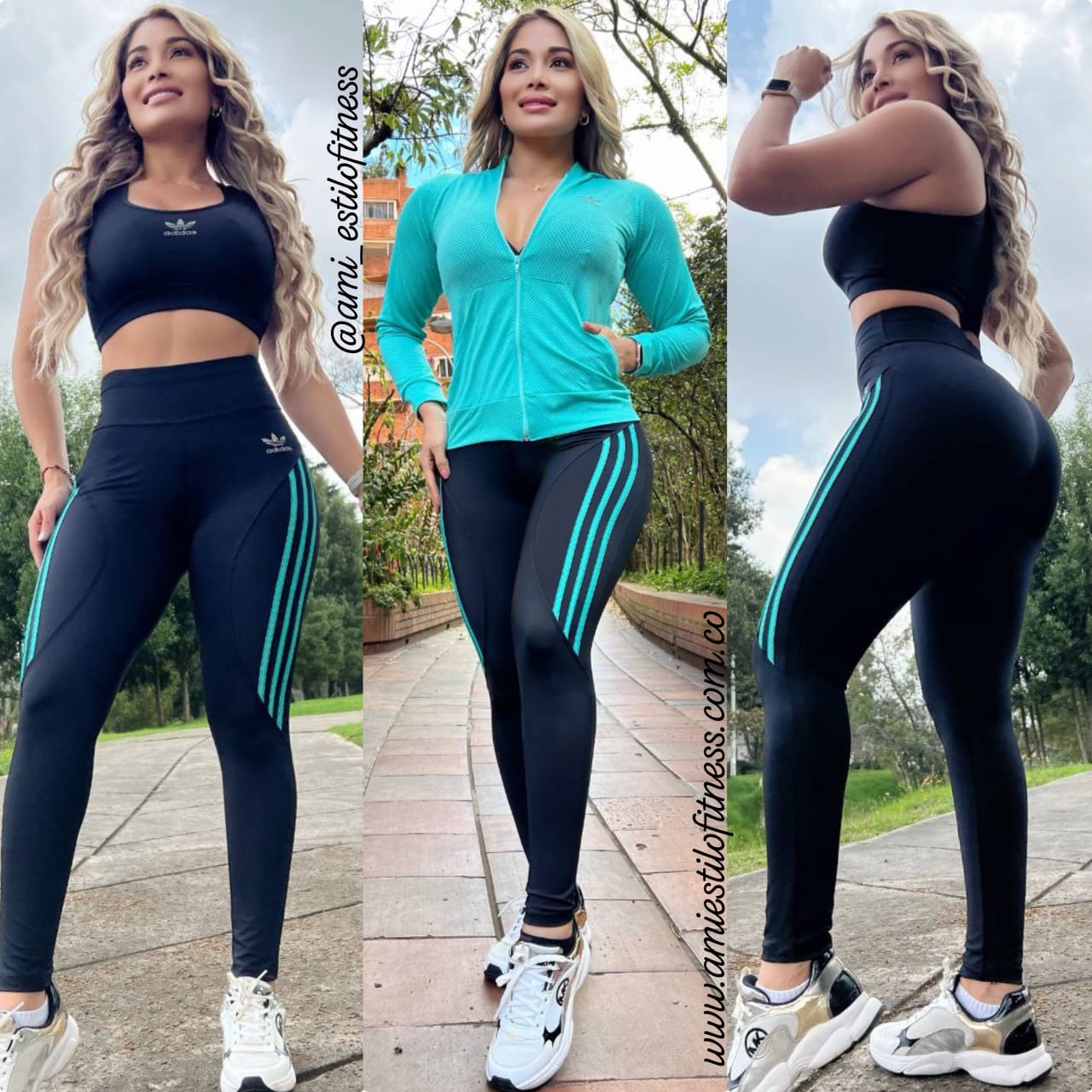 Conjunto 3 Piezas - Chaqueta, Leggings y Top Ref: 10022