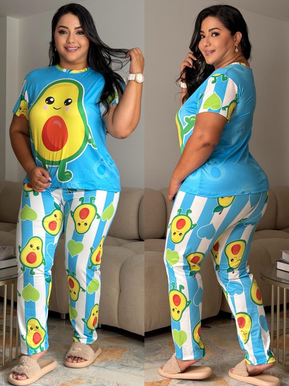 Conjunto 2 Piezas - Pijama en Piel de Durazno Ref: 060