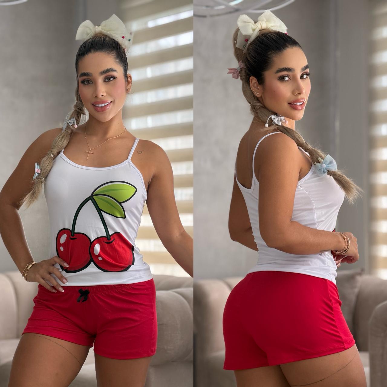 Conjunto 2 Piezas - Pijama en Piel de Durazno Ref: 050