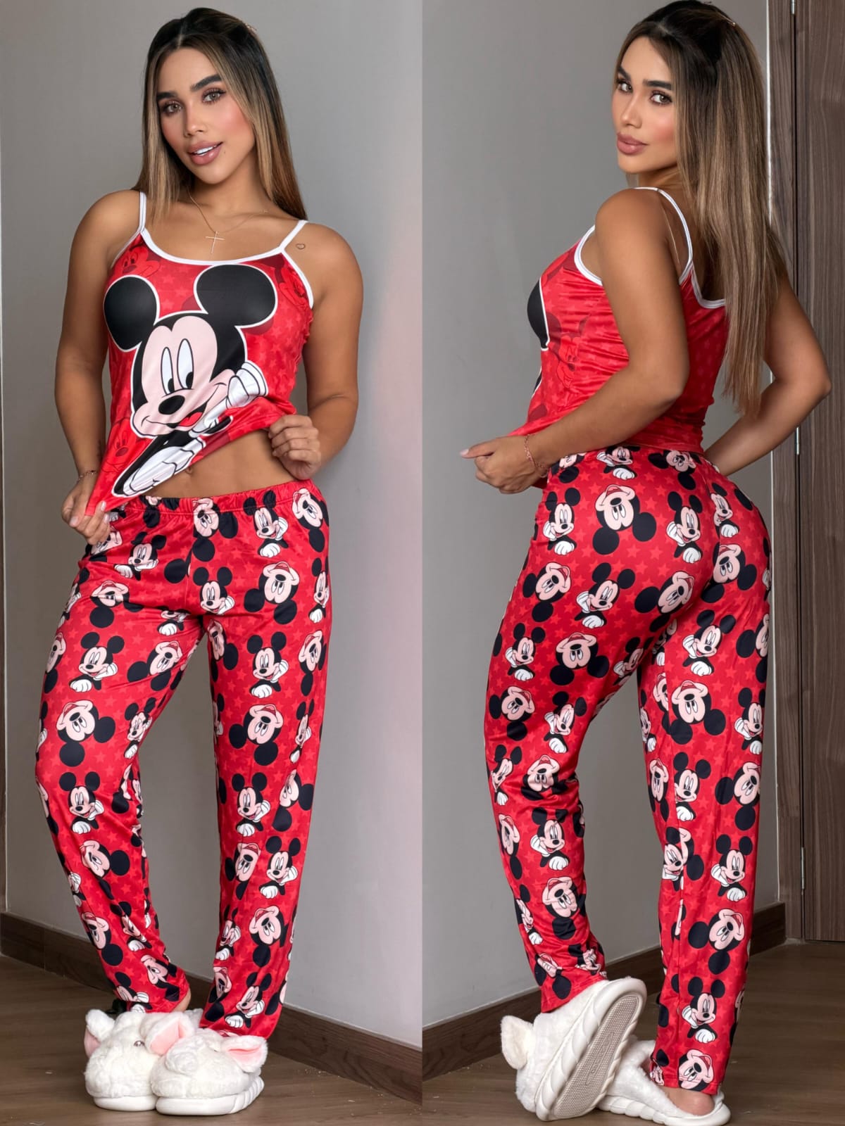 Conjunto 2 Piezas - Pijama en Piel de Durazno Ref: 056
