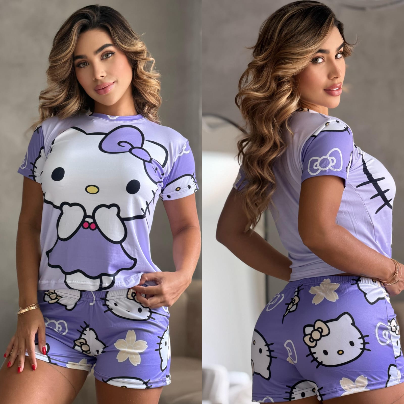 Conjunto 2 Piezas - Pijama en Piel de Durazno Ref: 052