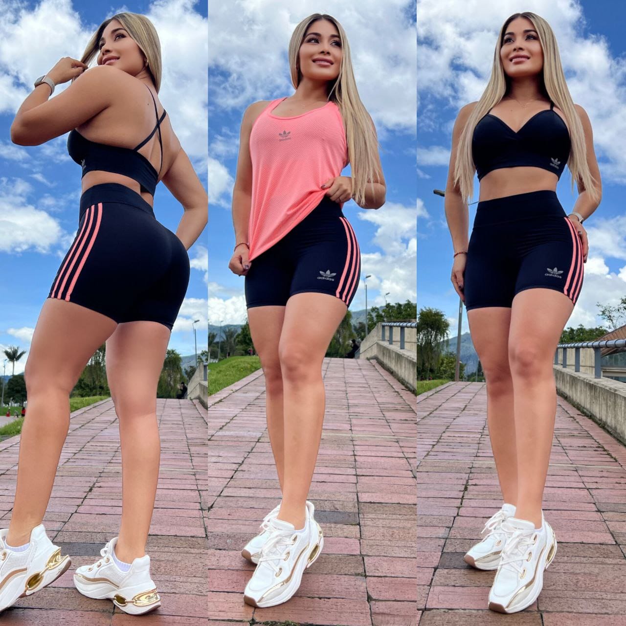 Conjunto 3 Piezas - Short, Top y Esqueleto Ref: 2060