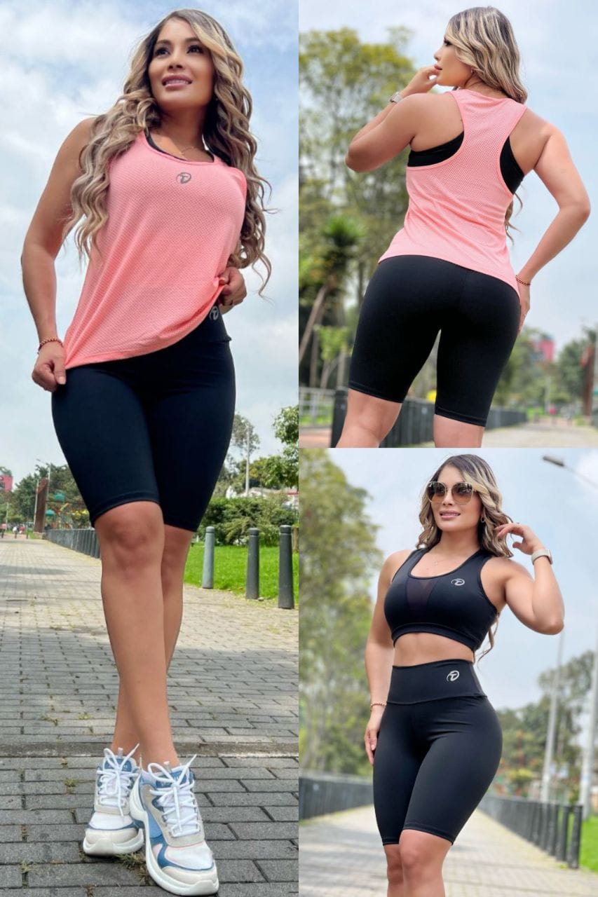 Conjunto 3 Piezas - Bikers, Top y Esqueleto Ref: 5015