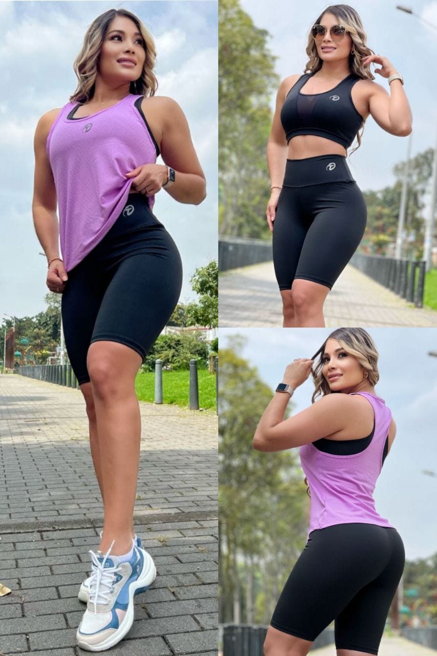 Conjunto 3 Piezas - Bikers, Top y Esqueleto Ref: 5015