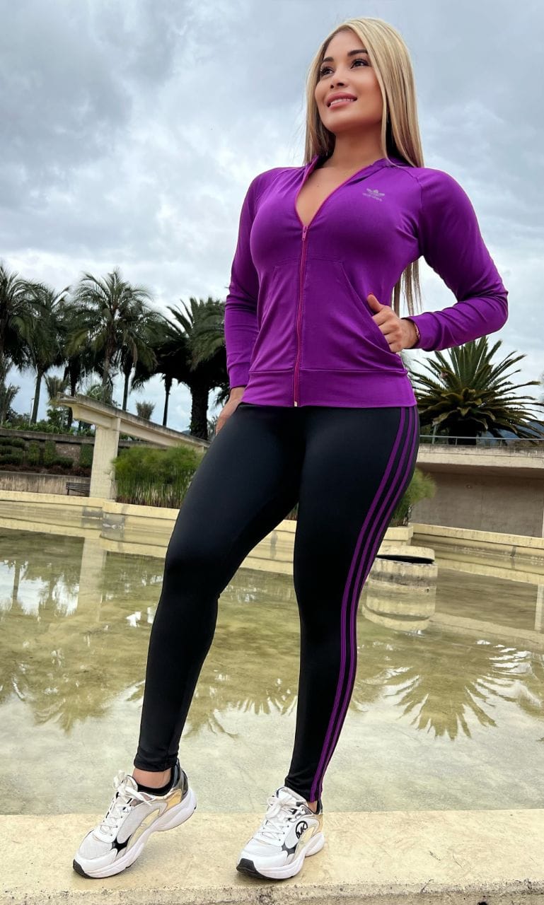 Conjunto 2 Piezas Chaqueta en licra deportiva - leggins en licra suplex Ref: 5060