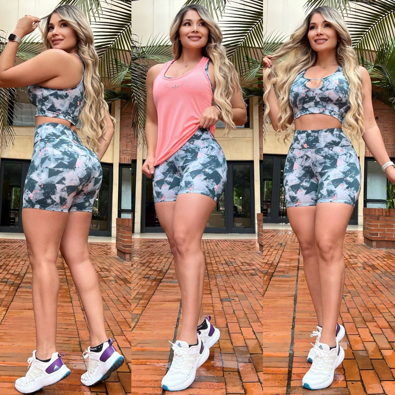 Conjunto 3 Piezas - Short, Top y Esqueleto Ref: 5015