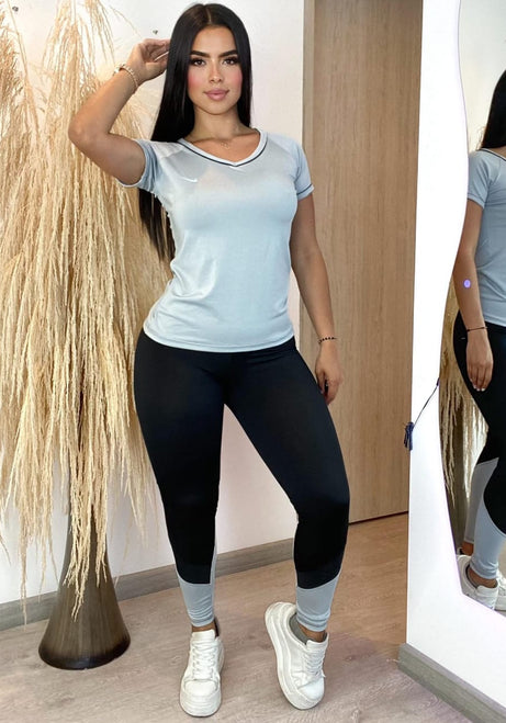 Conjunto 2 Piezas - Leggings y Camiseta Ref: 8020