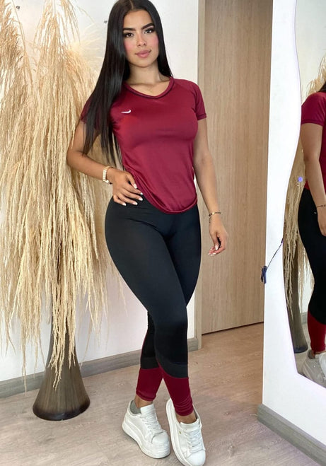 Conjunto 2 Piezas - Leggings y Camiseta Ref: 8020
