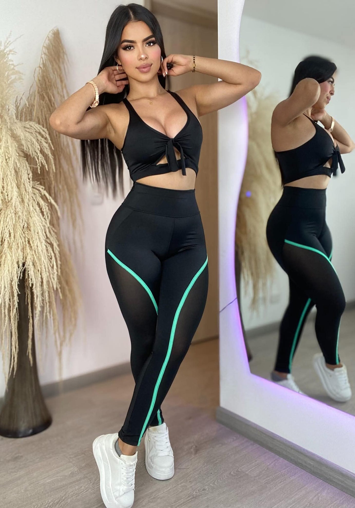 Conjunto 2 Piezas - Leggings y Top Ref: 1022