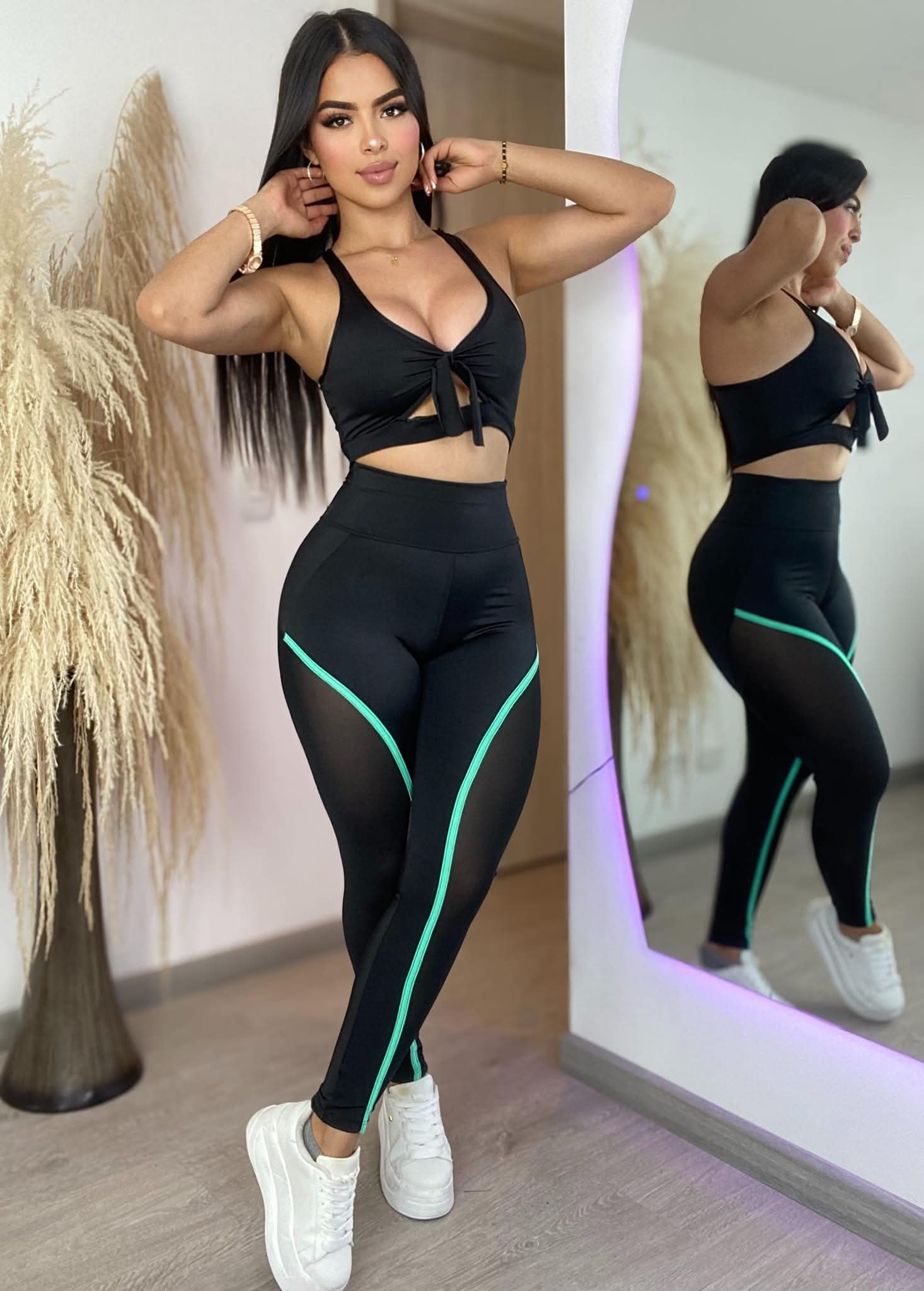 Conjunto 2 Piezas - Leggings y Top Ref: 1022