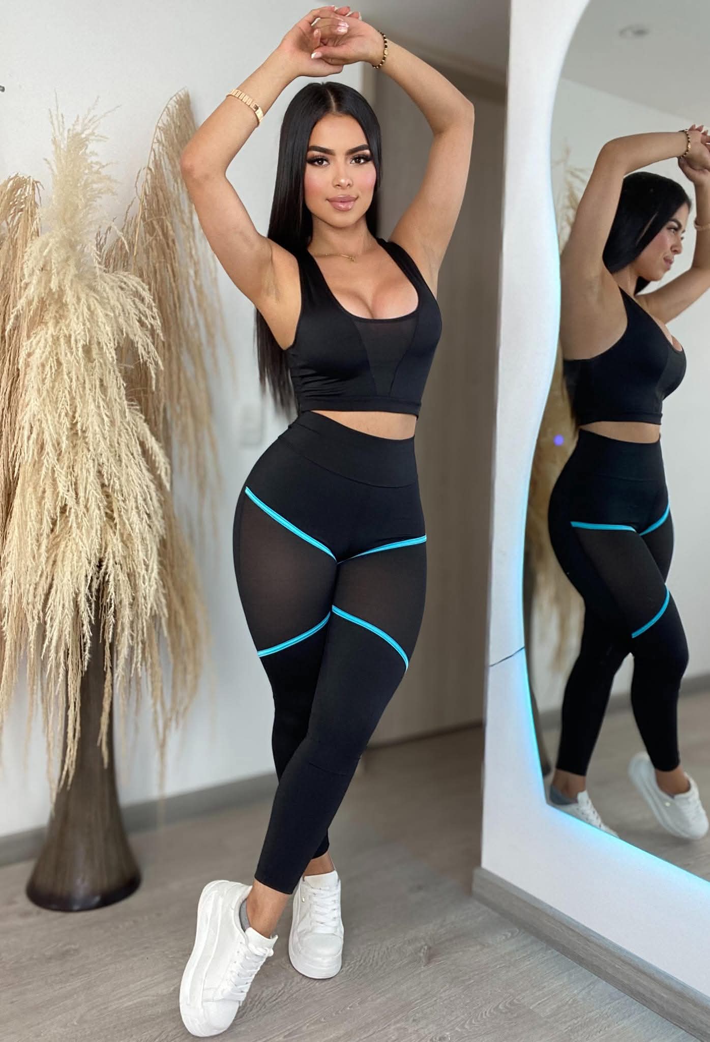 Conjunto 2 Piezas - Leggings y Top Ref: 1022