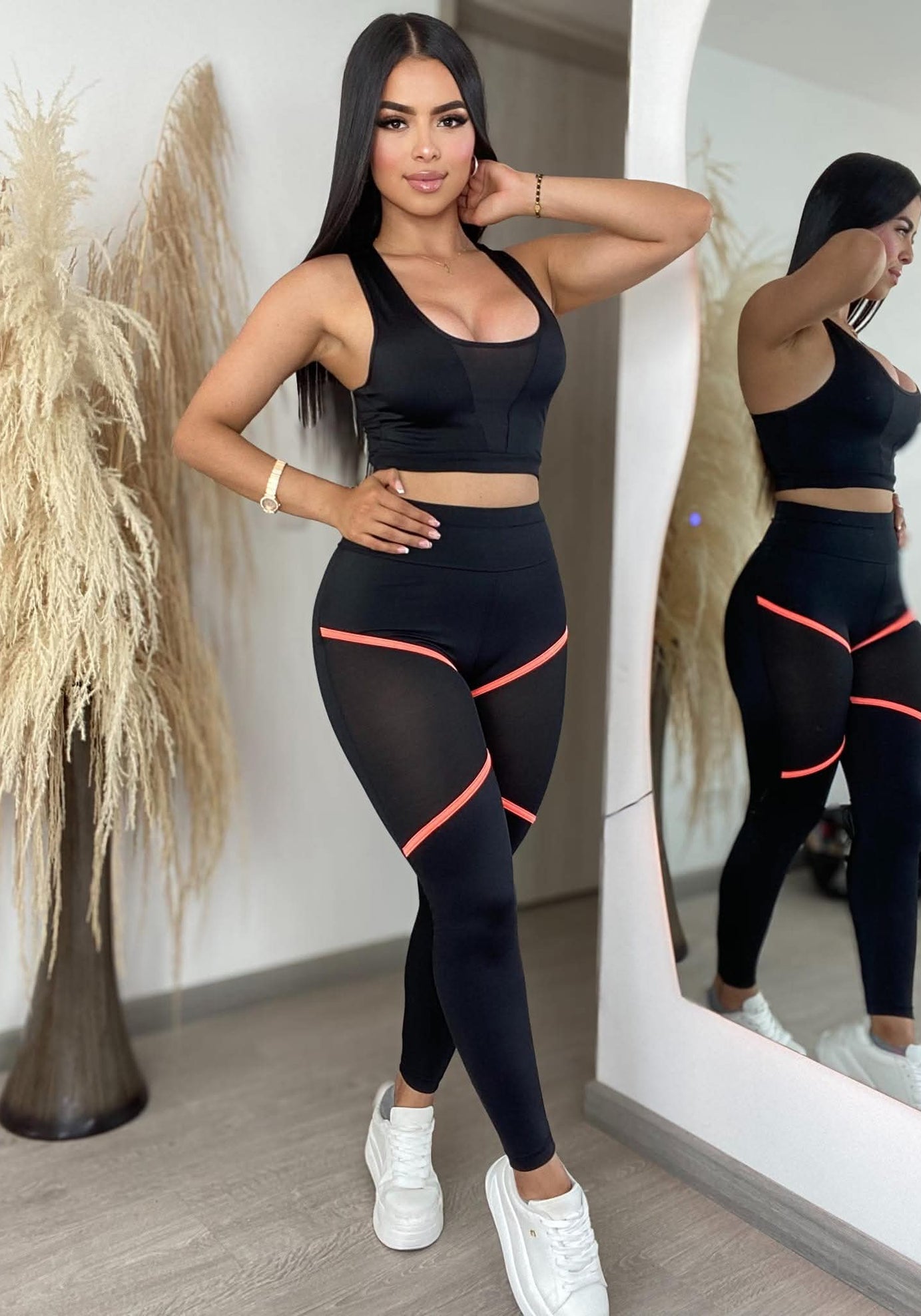 Conjunto 2 Piezas - Leggings y Top Ref: 1022