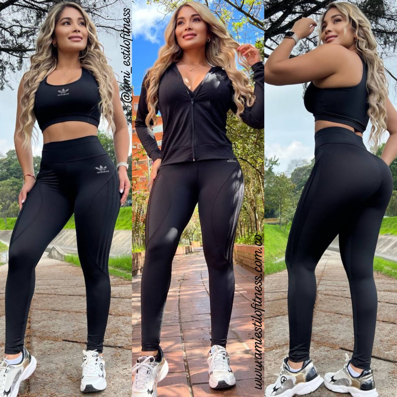 Conjunto 3 Piezas - Chaqueta, Leggings y Top Ref: 10022