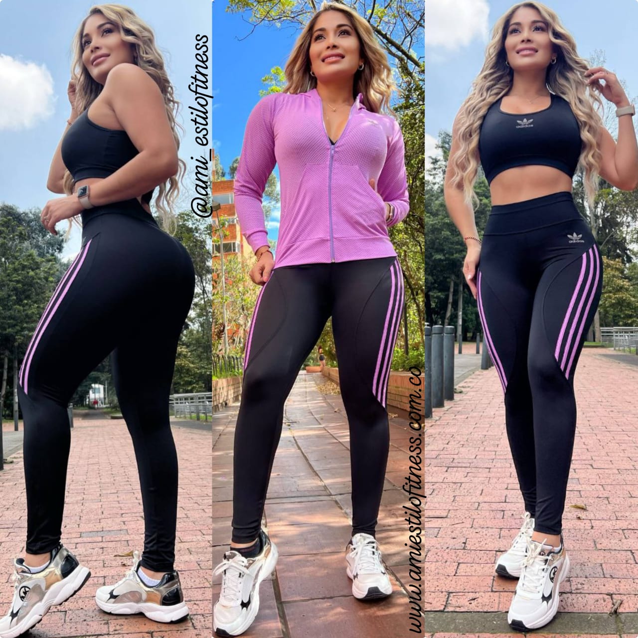 Conjunto 3 Piezas - Chaqueta, Leggings y Top Ref: 10022