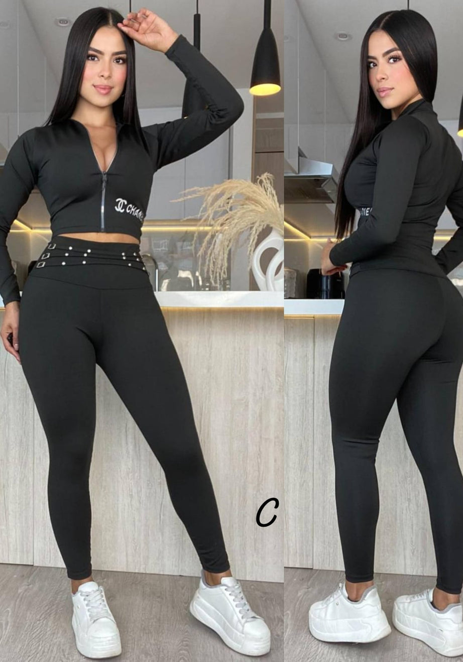 Conjunto 2 Piezas - Chaqueta y Leggings en Suplex Ref: 5020