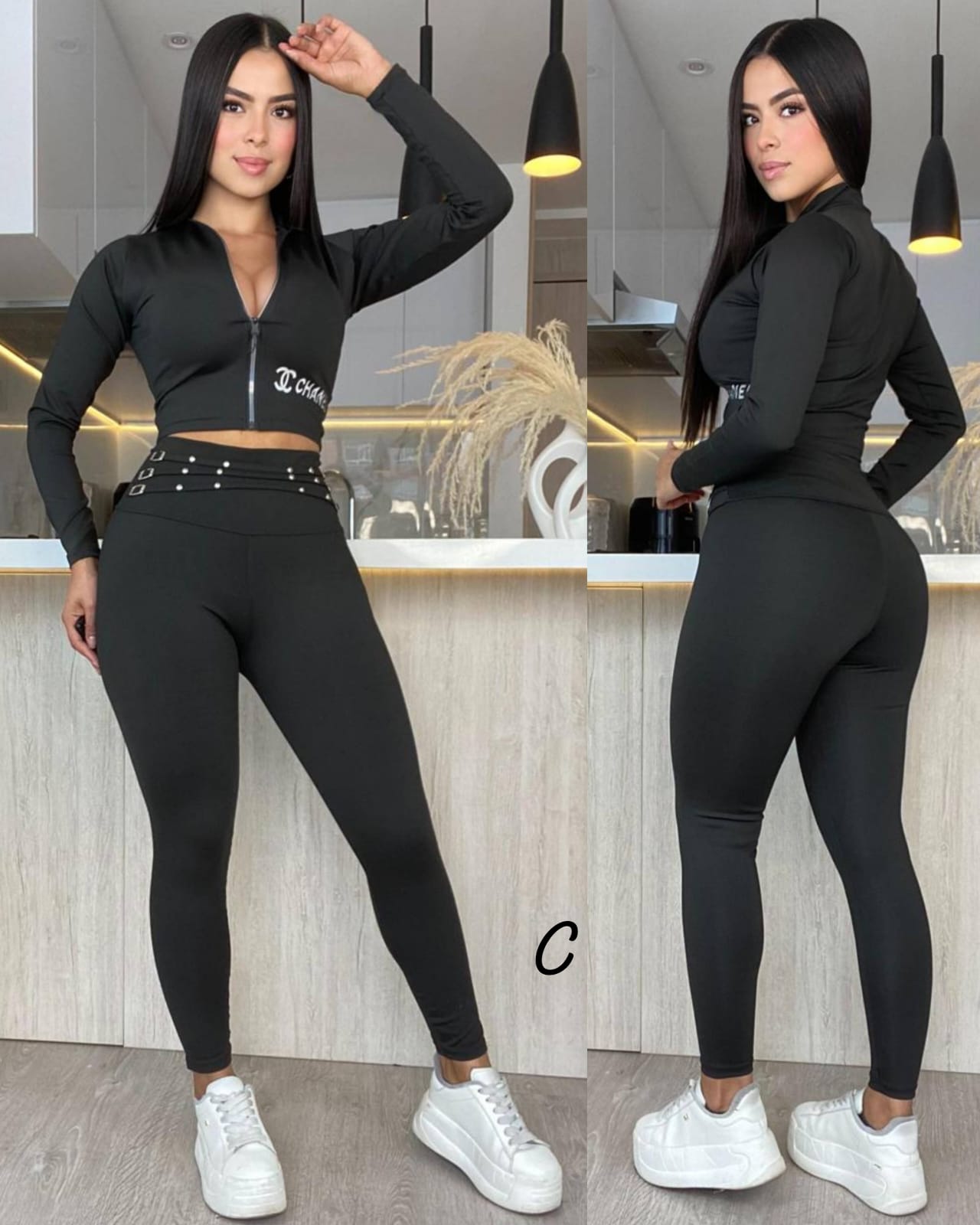 Conjunto 2 Piezas - Chaqueta y Leggings en Suplex Ref: 5020