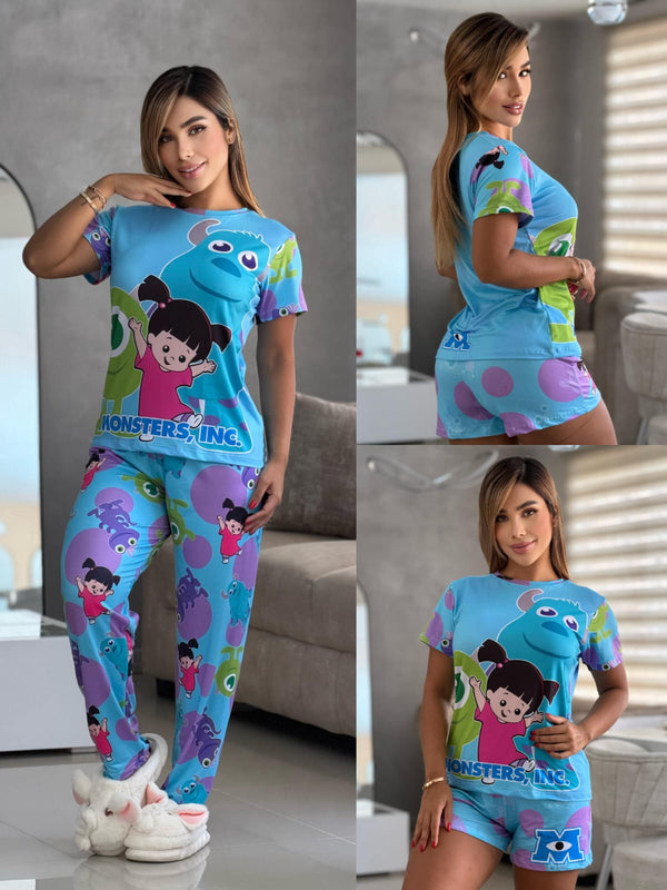 Conjunto 2 Piezas - Pijama en Piel de Durazno Ref: 054
