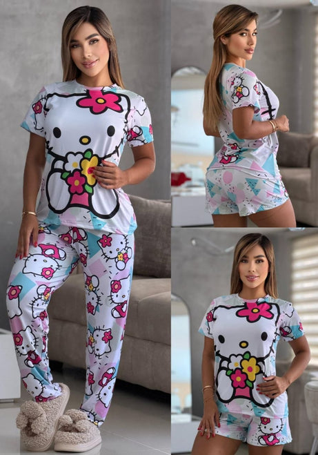 Conjunto 2 Piezas - Pijama en Piel de Durazno Ref: 054