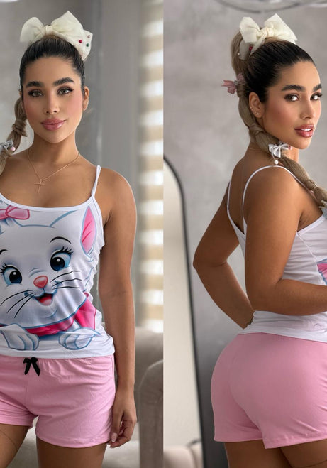 Conjunto 2 Piezas - Pijama en Piel de Durazno Ref: 050