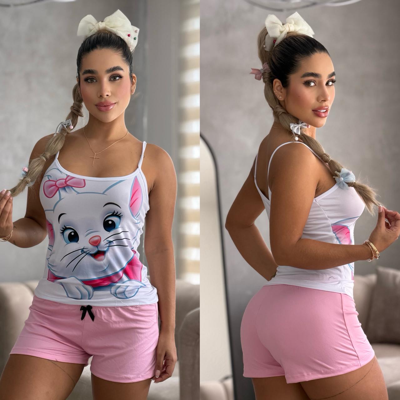 Conjunto 2 Piezas - Pijama en Piel de Durazno Ref: 050