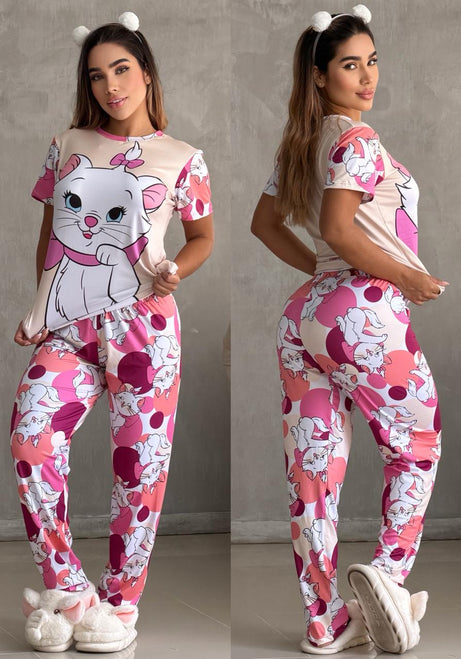 Conjunto 2 Piezas - Pijama en Piel de Durazno Ref: 055