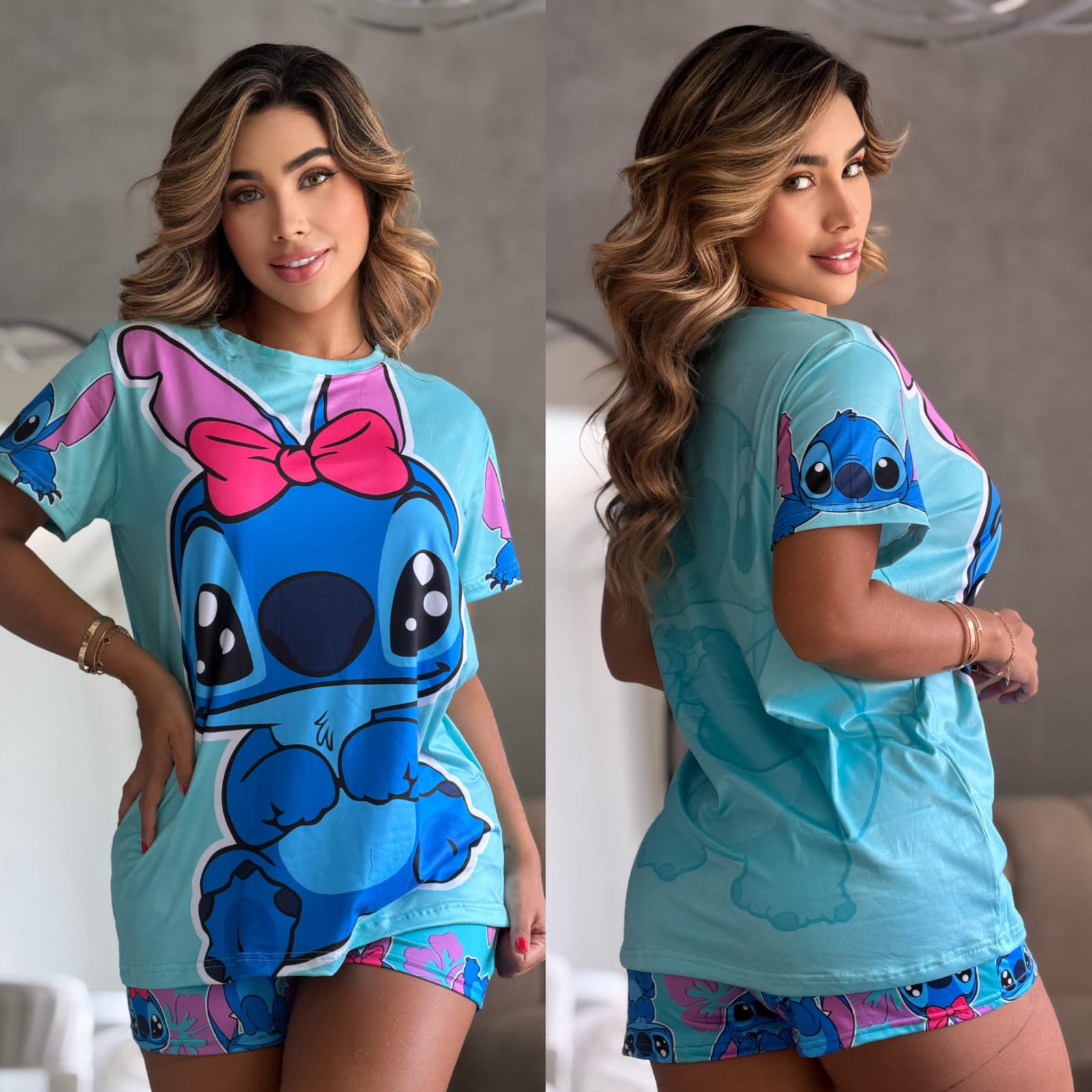 Conjunto 2 Piezas - Pijama en Piel de Durazno Ref: 053
