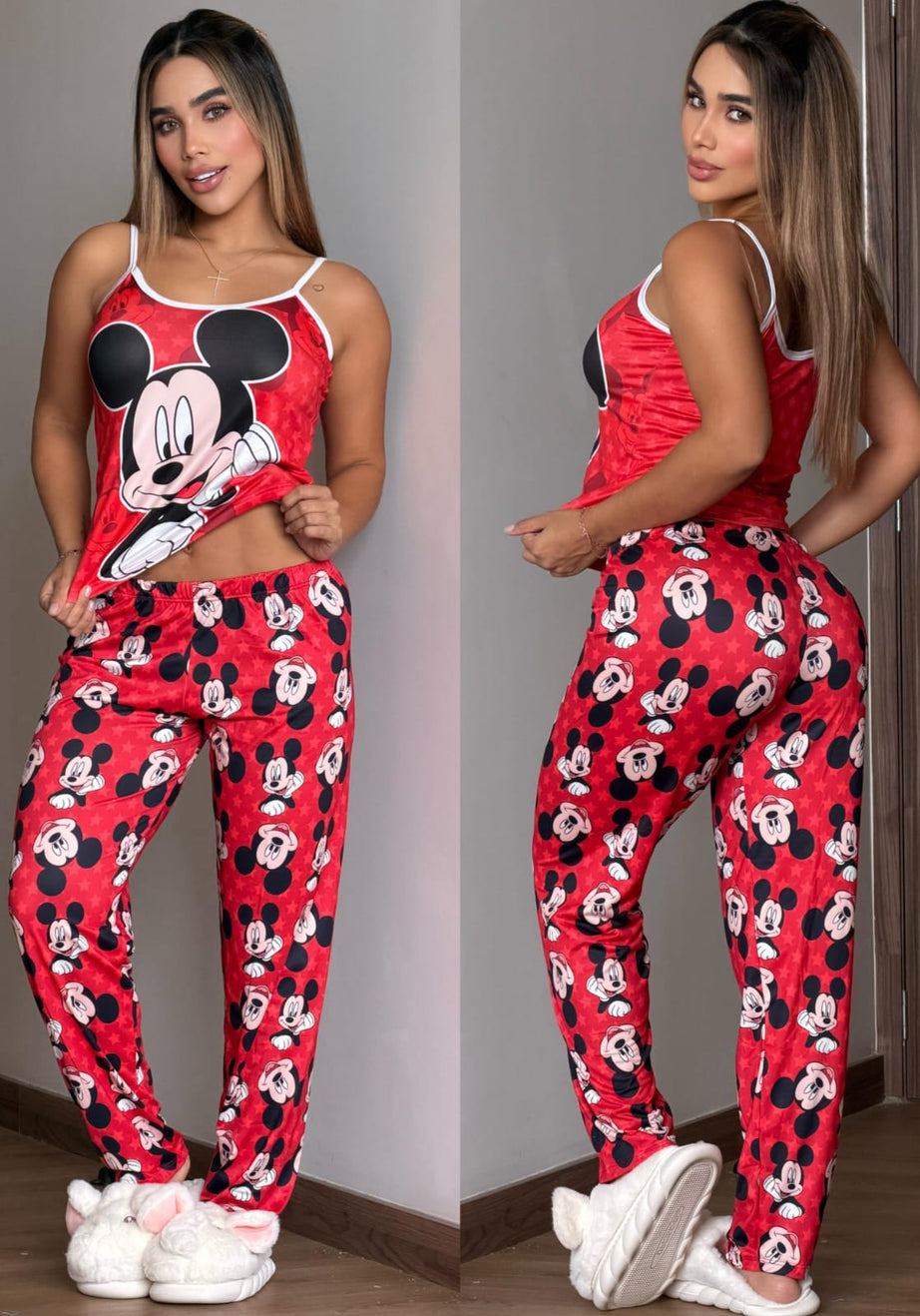 Conjunto 2 Piezas - Pijama en Piel de Durazno Ref: 056