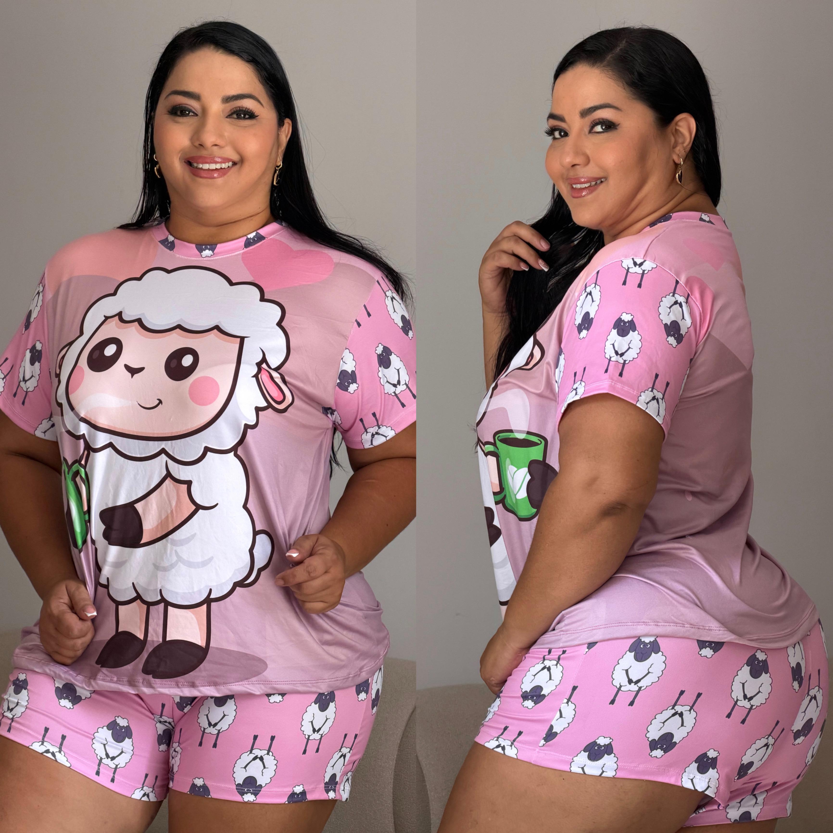 Conjunto 2 Piezas - Pijama en Piel de Durazno Ref: 059