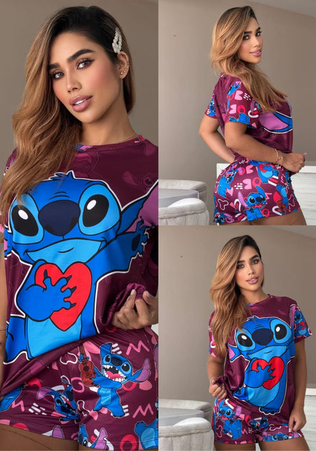 Conjunto 2 Piezas - Pijama en Piel de Durazno Ref: 053