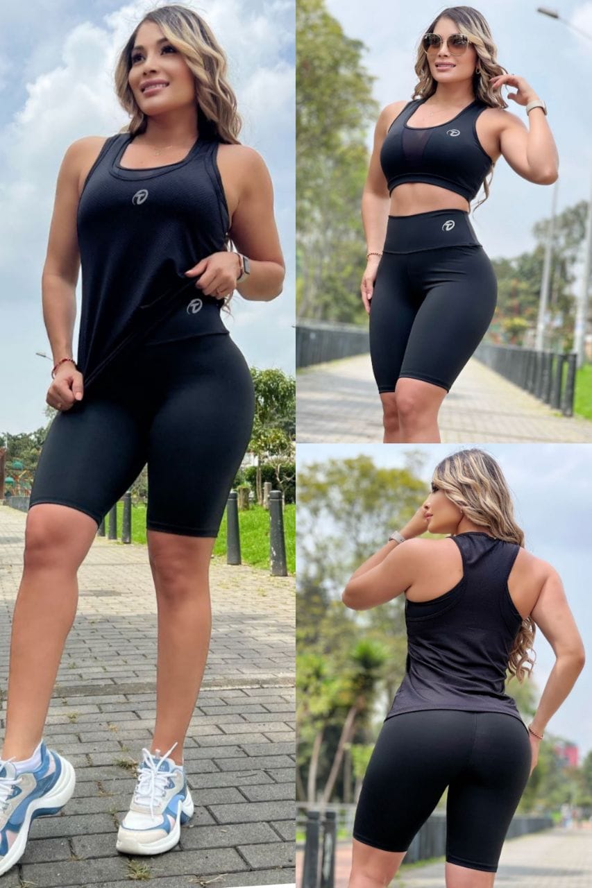 Conjunto 3 Piezas - Bikers, Top y Esqueleto Ref: 5015