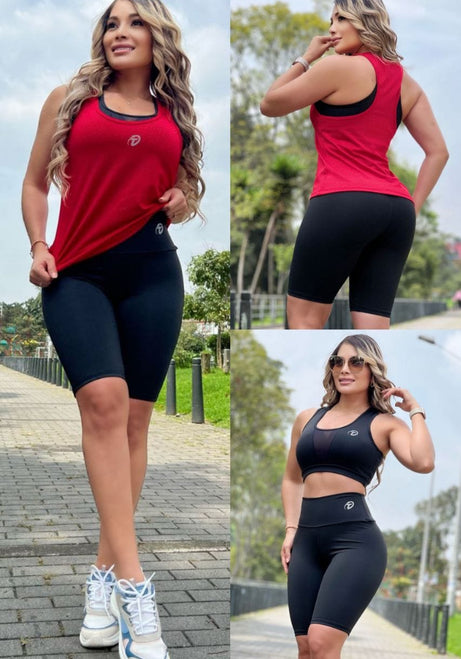 Conjunto 3 Piezas - Bikers, Top y Esqueleto Ref: 5015