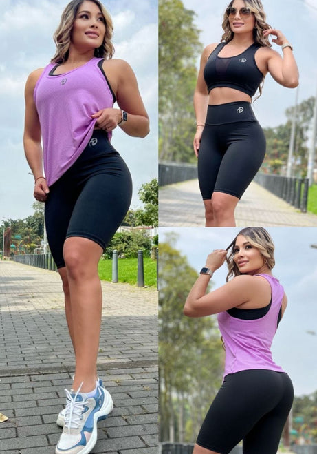 Conjunto 3 Piezas - Bikers, Top y Esqueleto Ref: 5015