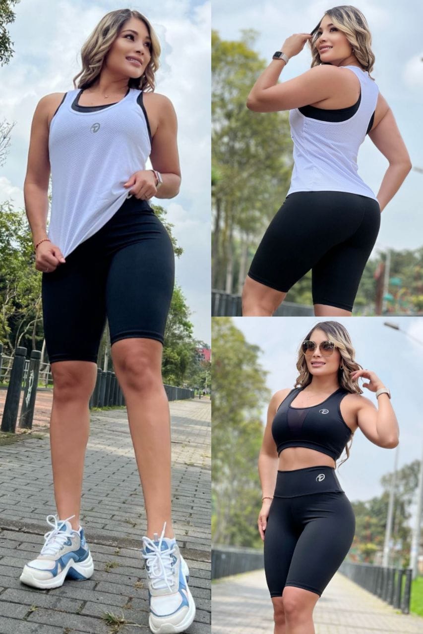 Conjunto 3 Piezas - Bikers, Top y Esqueleto Ref: 5015