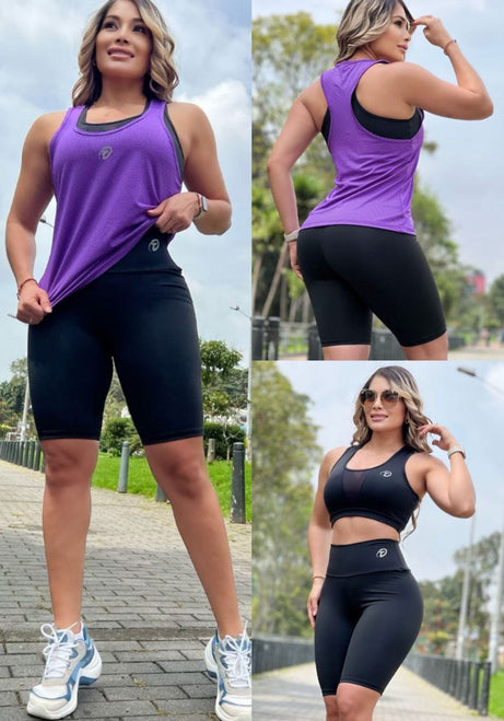 Conjunto 3 Piezas - Bikers, Top y Esqueleto Ref: 5015