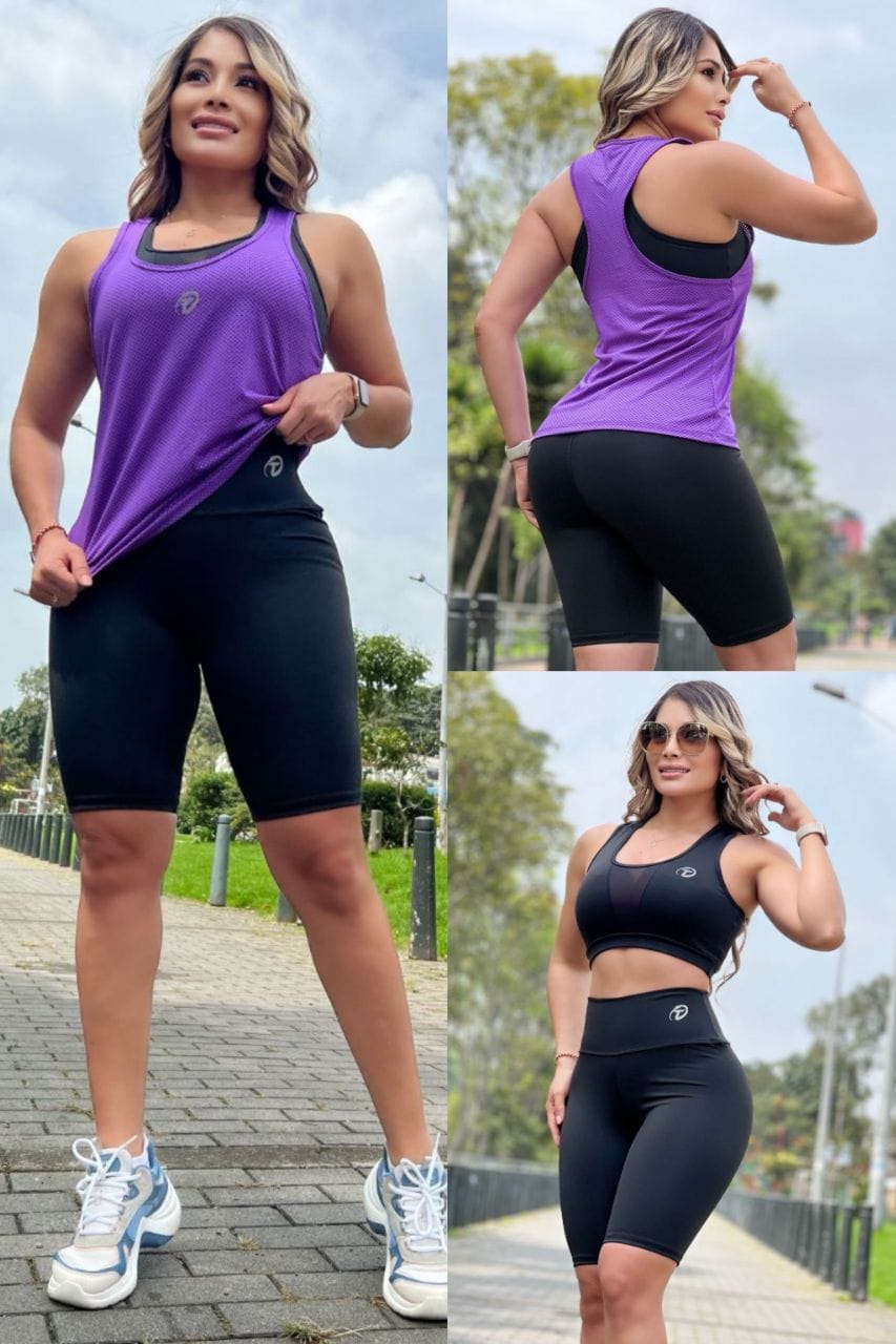 Conjunto 3 Piezas - Bikers, Top y Esqueleto Ref: 5015