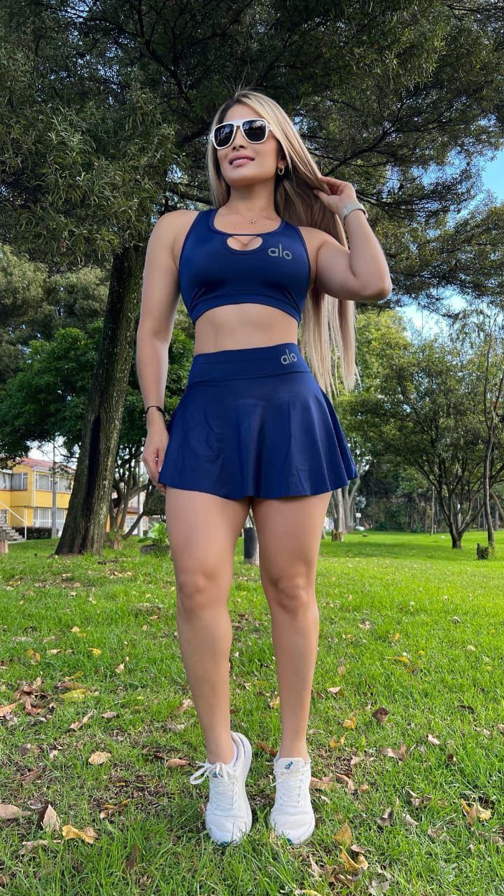 Conjunto 2 Piezas - Falda Shorts y Top Ref: 50100