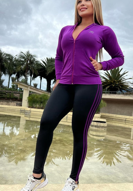Conjunto 2 Piezas Chaqueta en licra deportiva - leggins en licra suplex Ref: 5060