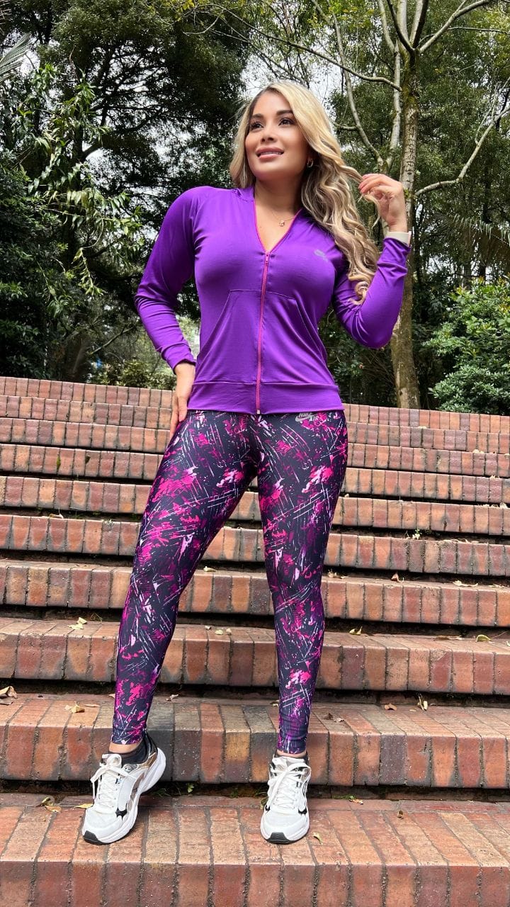 Conjunto 2 Piezas - Leggings y Chaqueta Ref: 1050