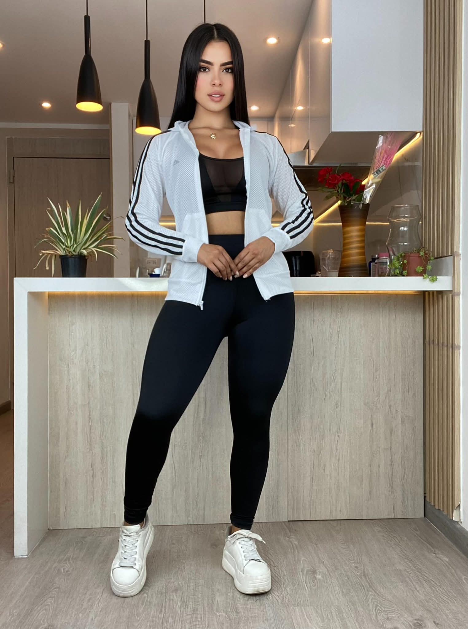 Conjunto 3 Piezas - Leggings, Top y Chaqueta Ref: 10025