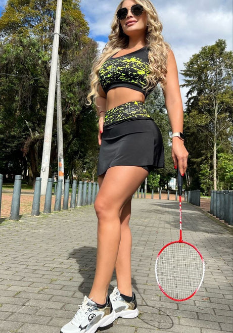 Conjunto 2 Piezas - Falda Shorts y Top Ref: 5425