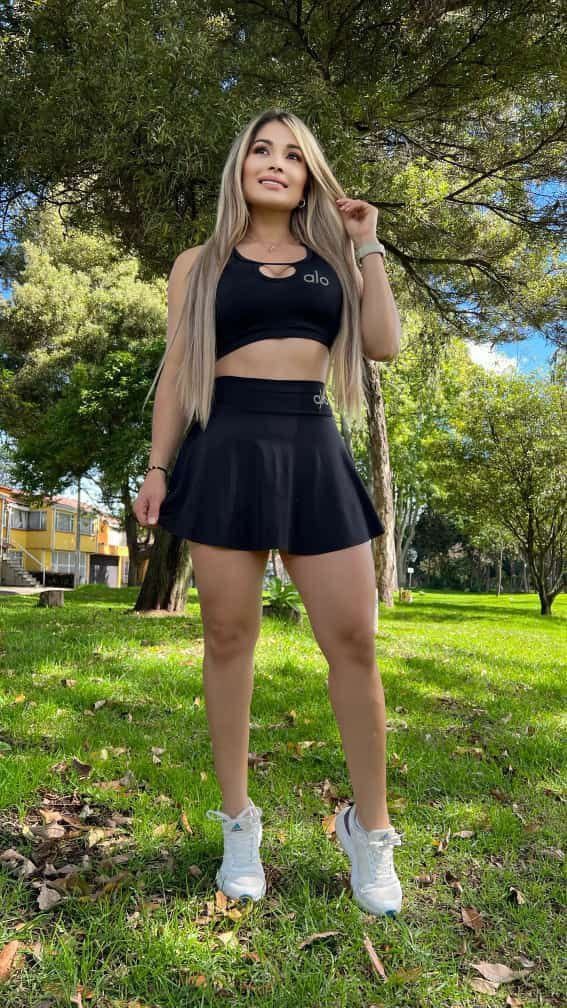 Conjunto 2 Piezas - Falda Shorts y Top Ref: 50100