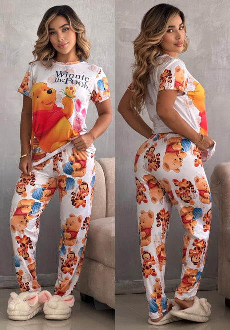 Conjunto 2 Piezas - Pijama en Piel de Durazno Ref: 055
