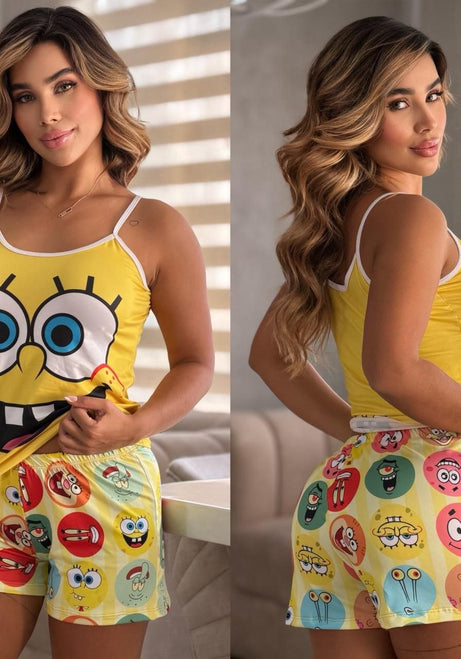 Conjunto 2 Piezas - Pijama en Piel de Durazno Ref: 051
