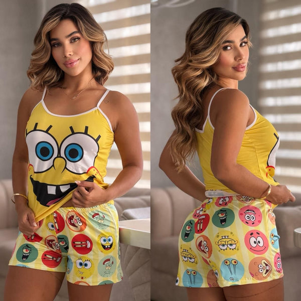 Conjunto 2 Piezas - Pijama en Piel de Durazno Ref: 051