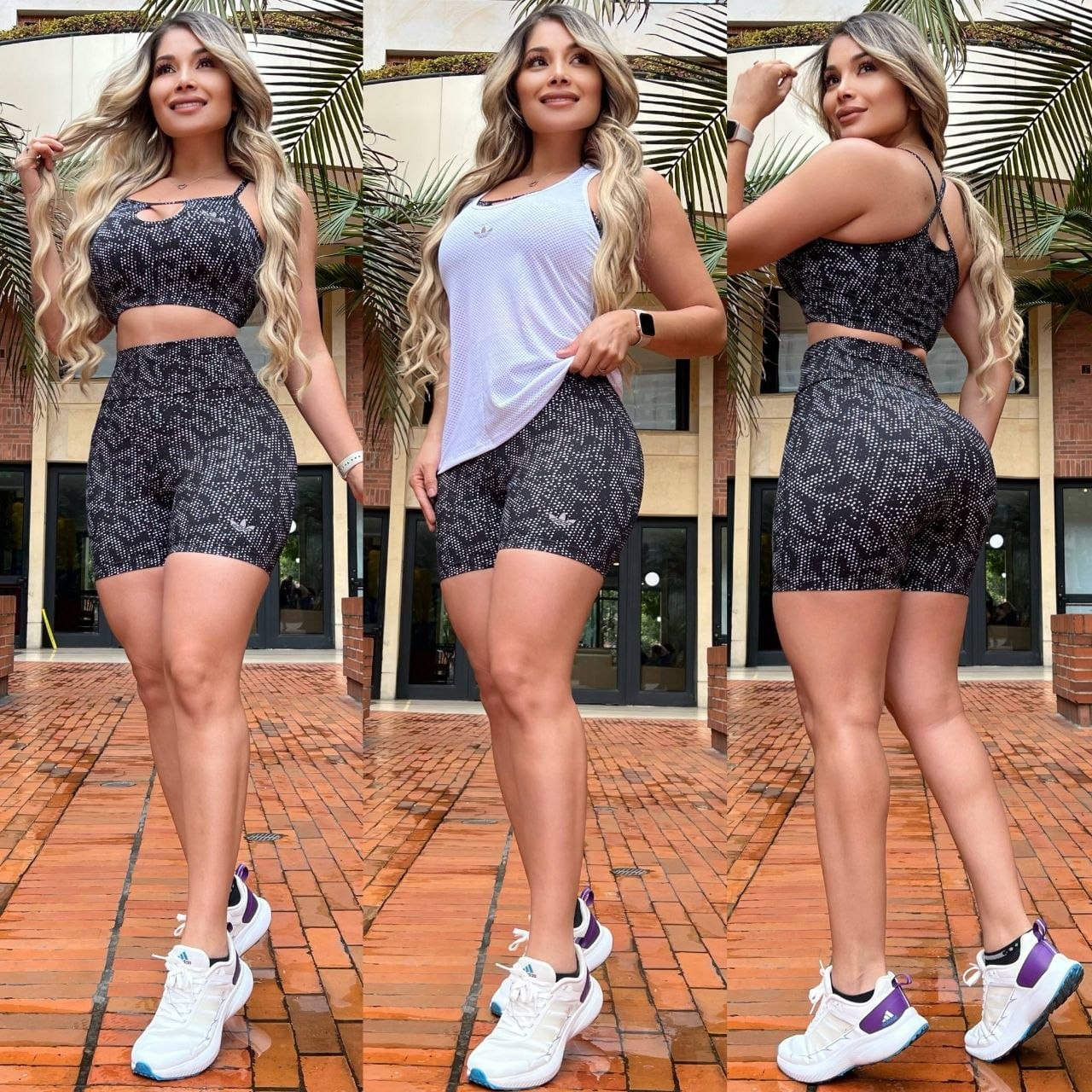 Conjunto 3 Piezas - Short, Top y Esqueleto Ref: 5015
