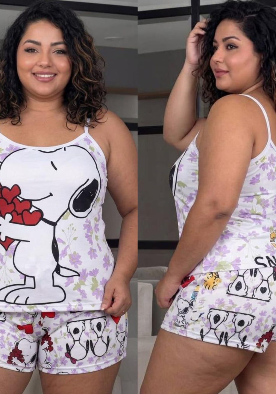 Conjunto 2 Piezas - Pijama en Piel de Durazno Ref: 058